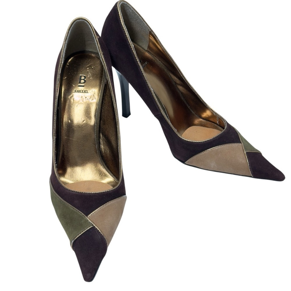Bakers Carley Brown and Tan Stiletto Pumps